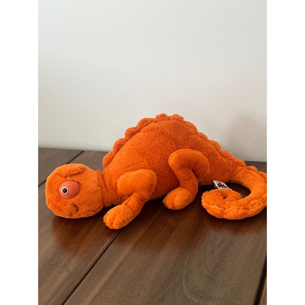 Jellycat London Orange Chameleon Stuffed Animal Plush Toy Reptile Lizard